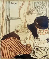 Madame Vuillard und ein junges Mädchen